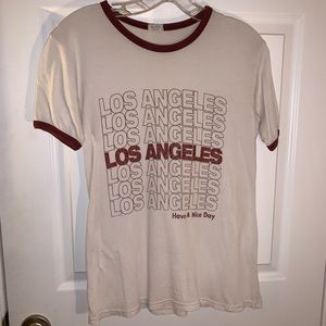 Brandy Melville Tops - Brandy Melville Los Angeles T-Shirt Brandy Melville Tops - Brandy Melville Los Angeles T-Shirt